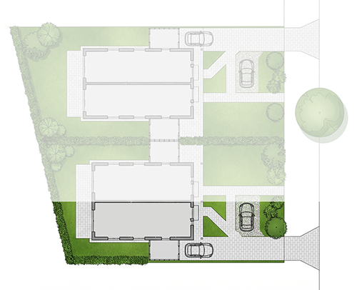 Frontansicht Wohnung 1