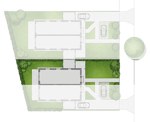 Frontansicht Wohnung 2