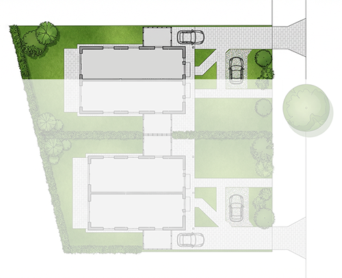 Frontansicht Wohnung 4